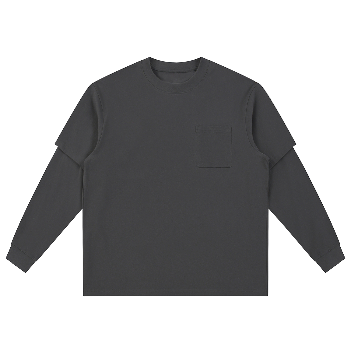 Grey Layered Long Sleeve