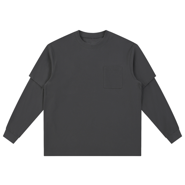 Grey Layered Long Sleeve thumbnail