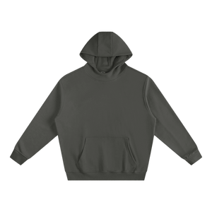 Grey Fleeced High Neck Hoodie thumbnail