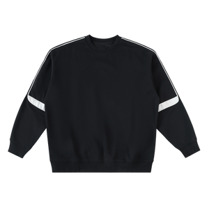 Black Oversized Taped Sweatshirt thumbnail