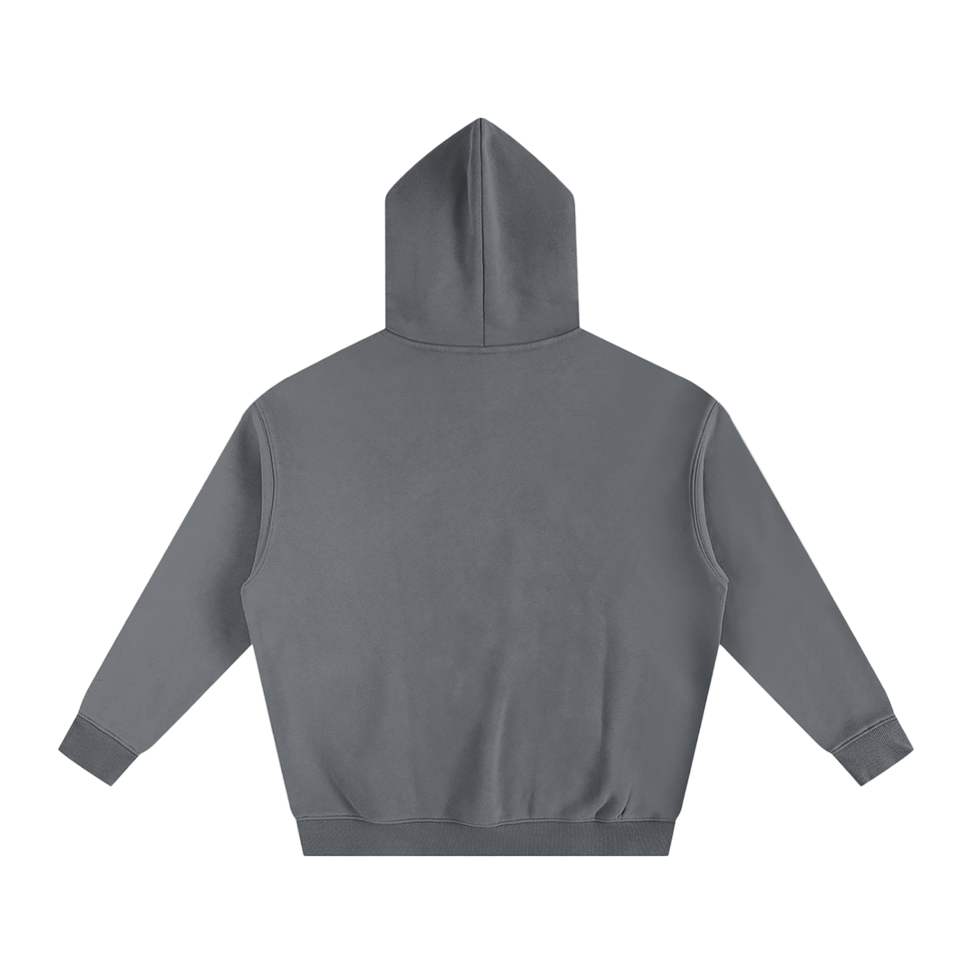 Grey Oversized Fleeced Hoodie