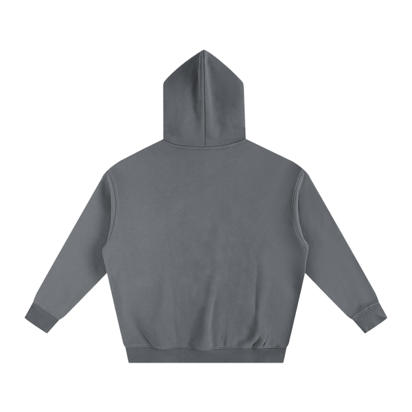 Grey Oversized Fleeced Hoodie thumbnail