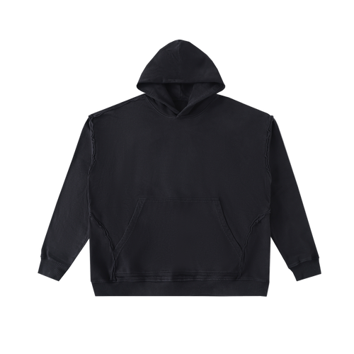 Black Enzyme Washed Hoodie