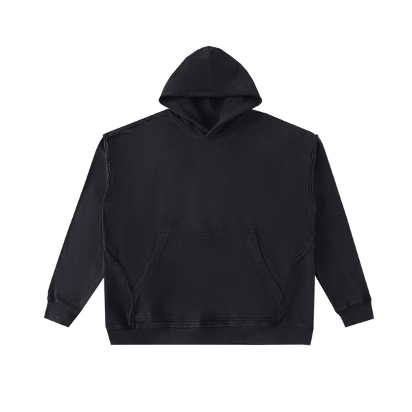 Black Enzyme Washed Hoodie