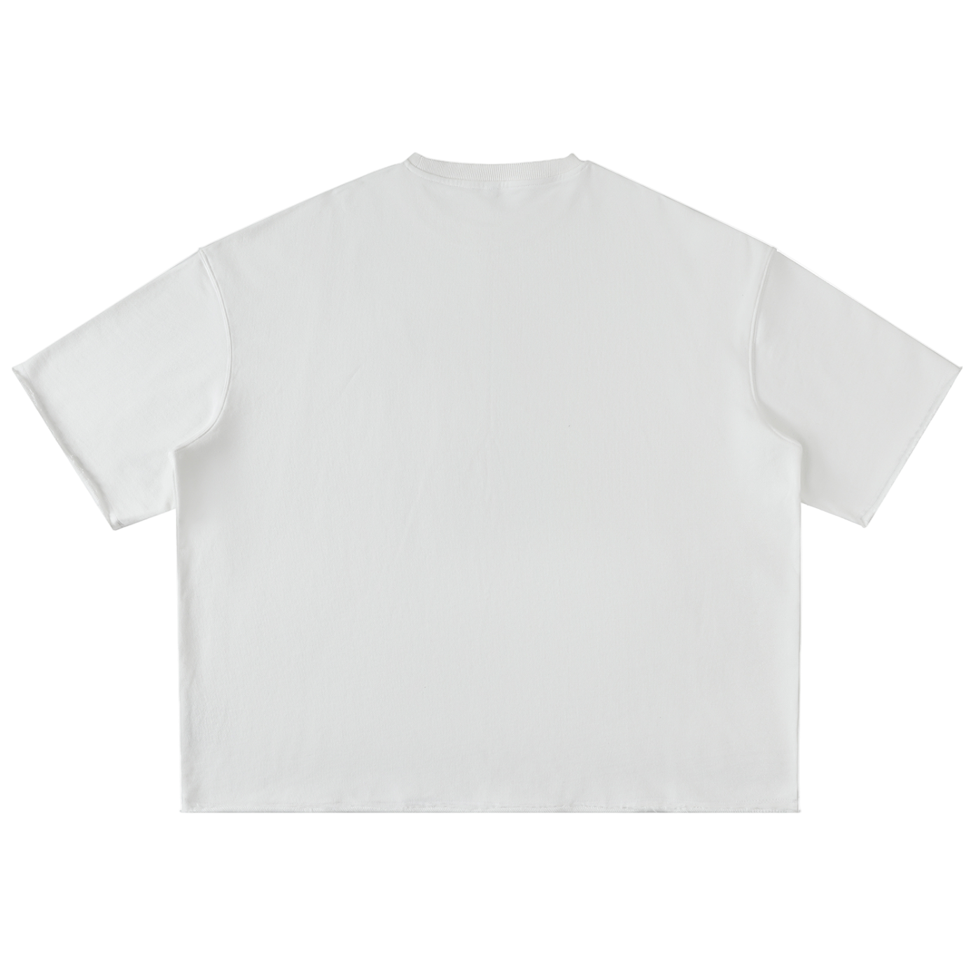 Washed Rolled Hem Half Sleeve T-Shirt