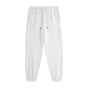 White Heavyweight Joggers thumbnail