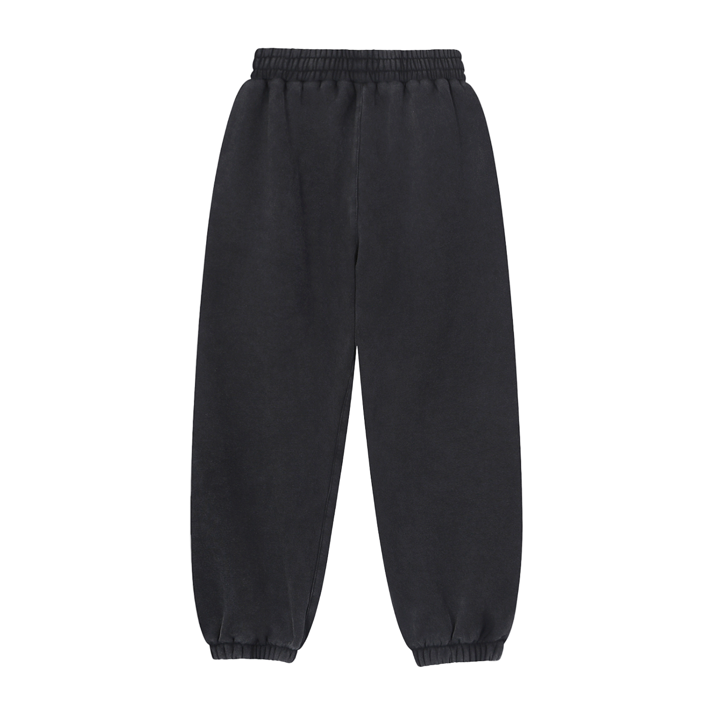 Black Fleeced Sweatpants