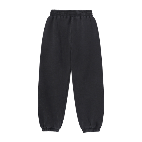 Black Fleeced Sweatpants