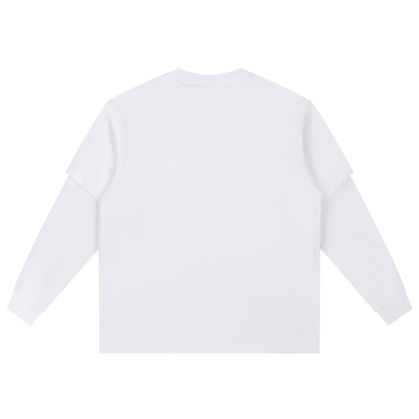 White Layered Long Sleeve