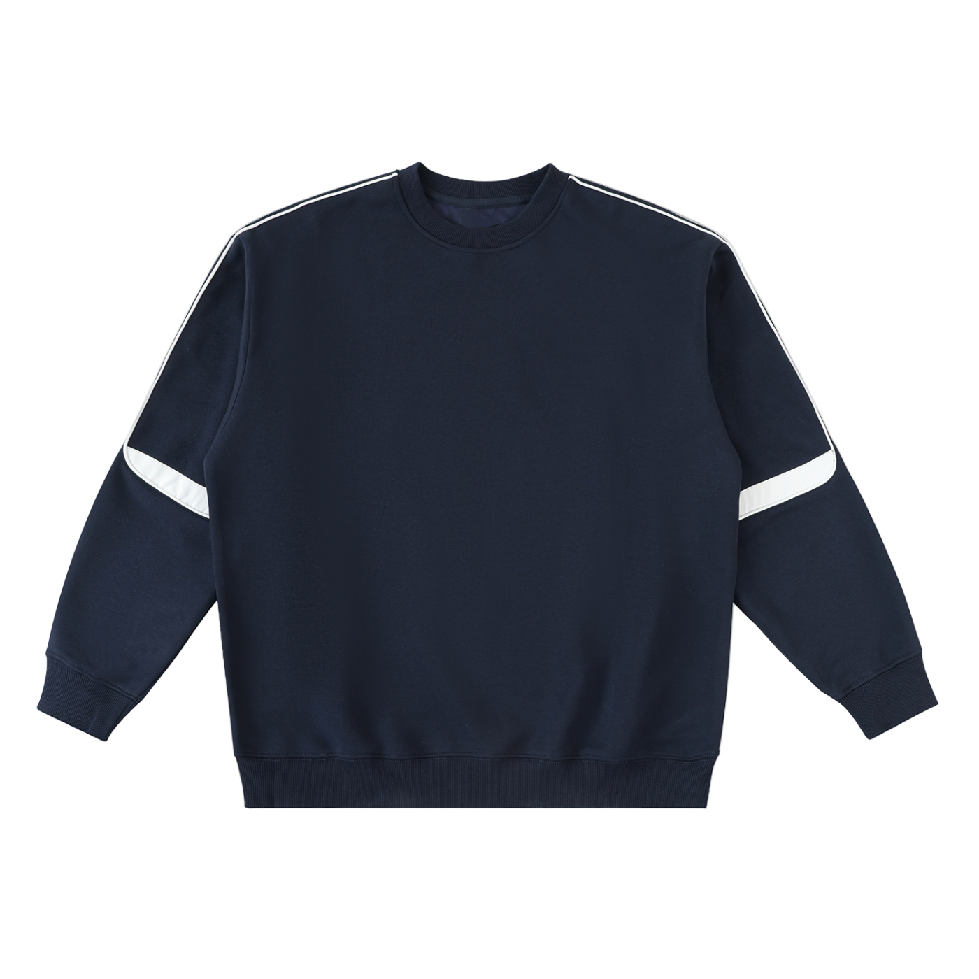 Navy Oversized Taped Sweatshirt