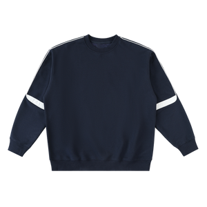 Navy Oversized Taped Sweatshirt thumbnail