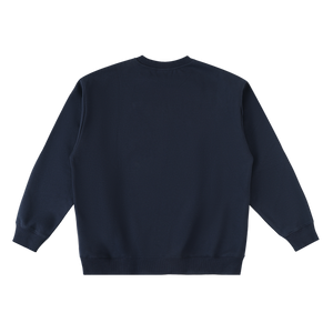 Navy Oversized Taped Sweatshirt thumbnail