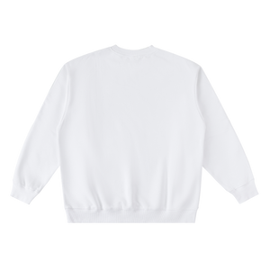 White Oversized Taped Sweatshirt thumbnail