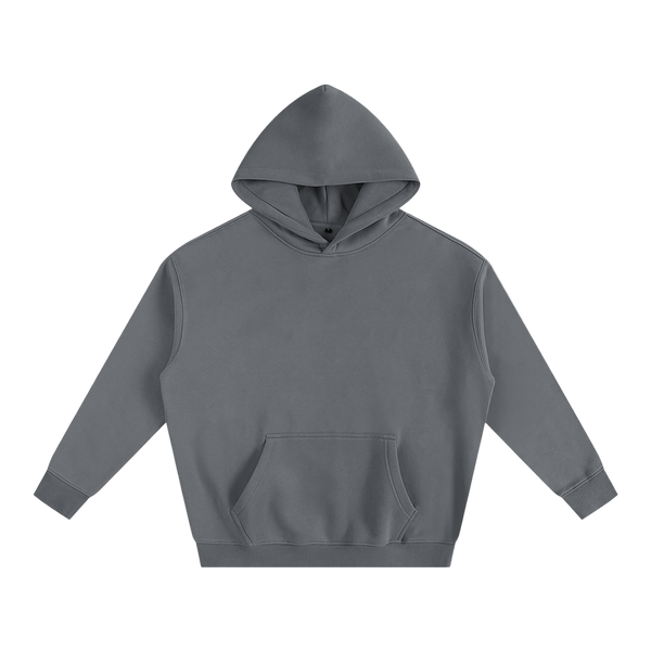 Grey Oversized Fleeced Hoodie thumbnail