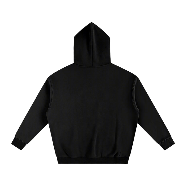 Black Oversize Fleeced Hoodie thumbnail
