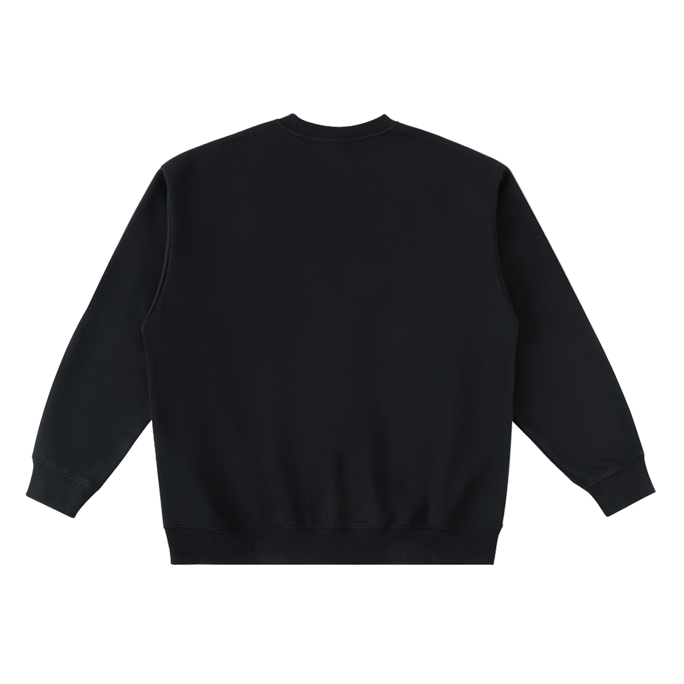 Black Oversized Taped Sweatshirt