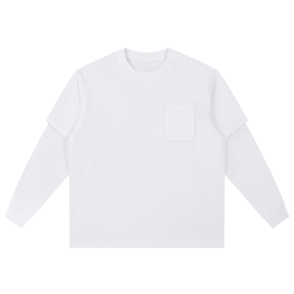 White Layered Long Sleeve