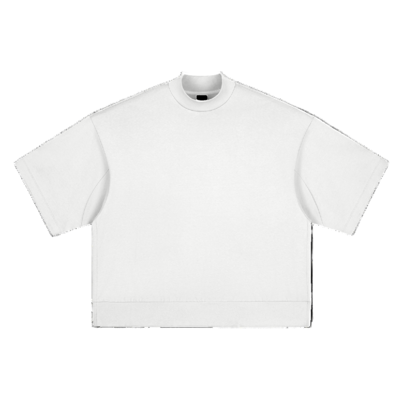 Heavyweight Oversized Mock Neck T-shirt