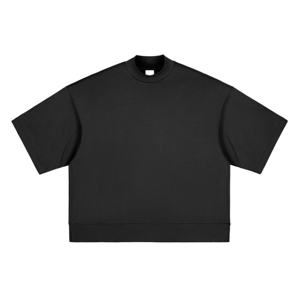 Heavyweight Oversized Mock Neck T-shirt