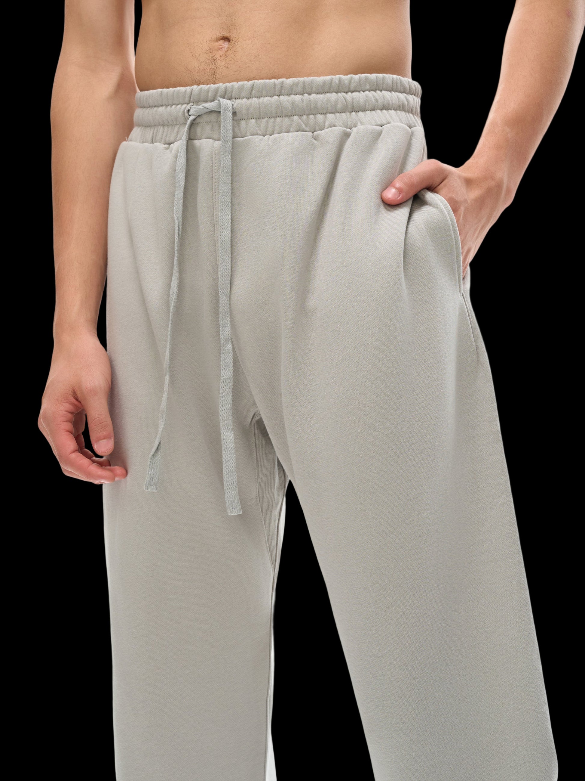 Light Grey Casual Sweat Pants
