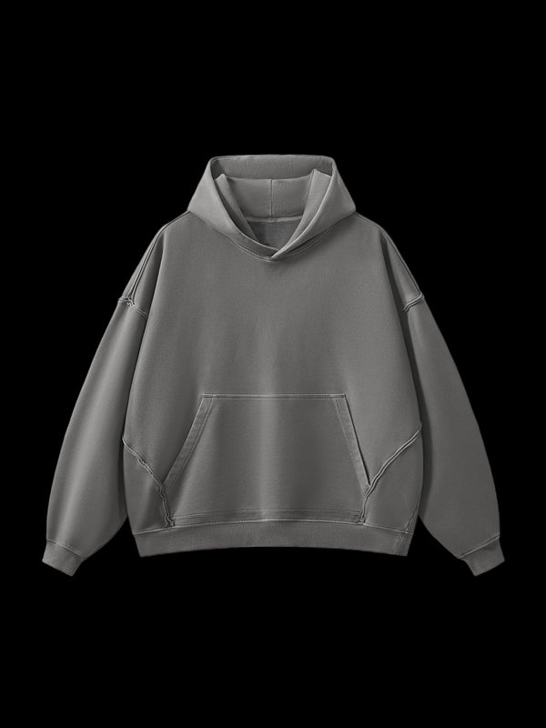 Grey Enzyme Washed Hoodie thumbnail