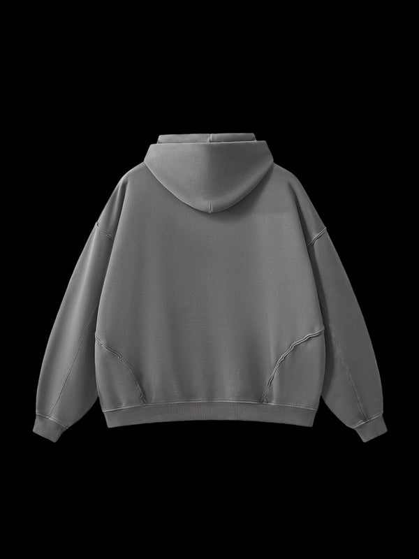 Grey Enzyme Washed Hoodie thumbnail