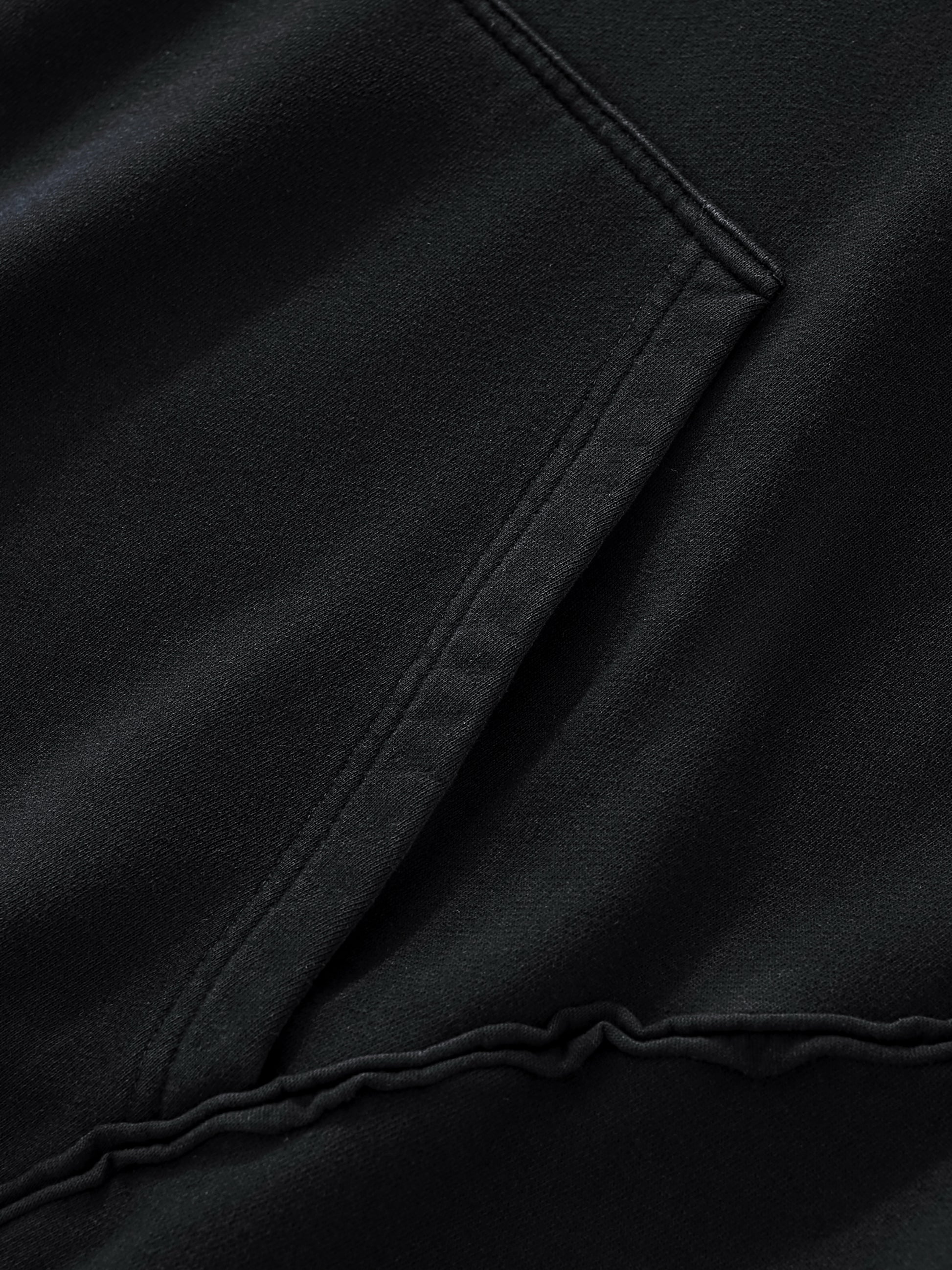 Black Enzyme Washed Hoodie